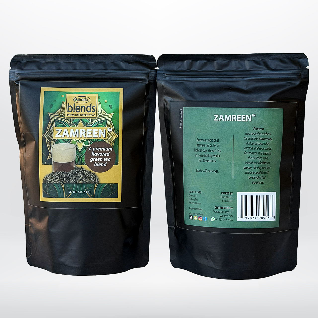 Zamreen - Premium Ataya Green Tea Blend